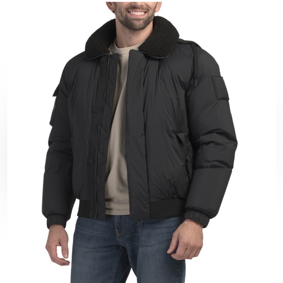 MOOSE KNUCKLESBruce Low Waist Bomber Jacket